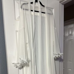 Sheer White Robe